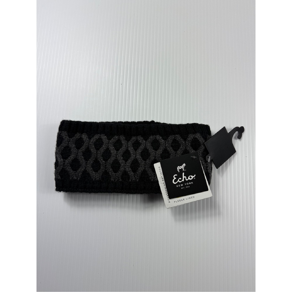 Echo New York Fleece Lined Headband Knit Ear Warmer Winter‎ Accessory